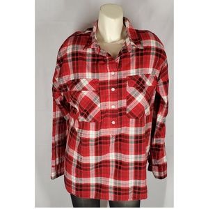 Old Navy Plaid Shirt Red